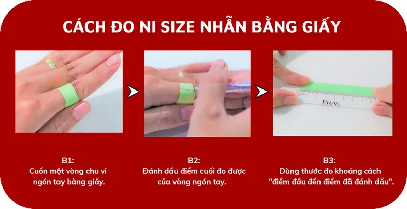 Cách đo size nhẫn 4
