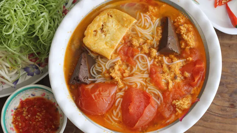 cách nấu bún riêu 4