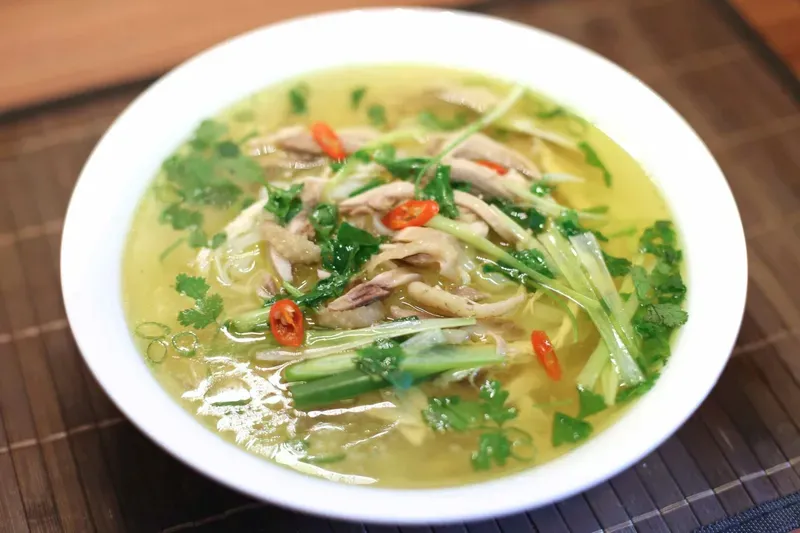 cách nấu phở gà 3