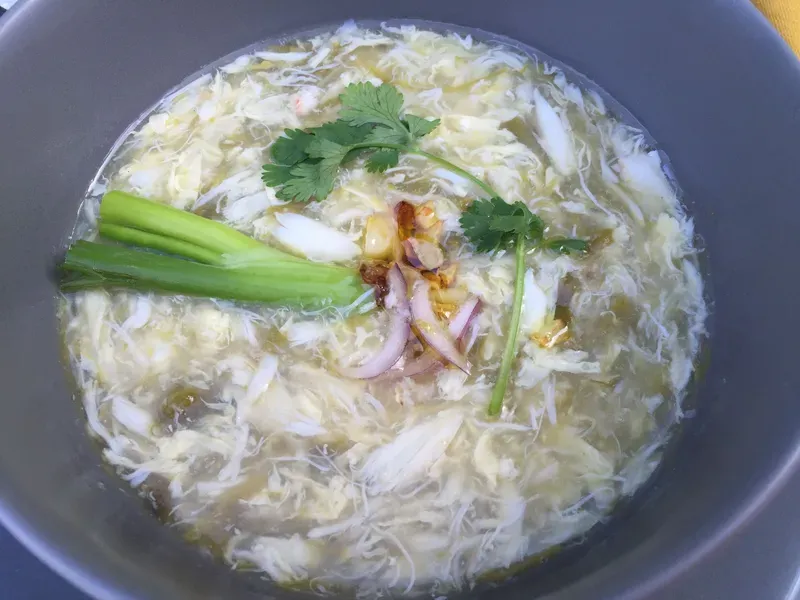 cách nấu súp cua 2