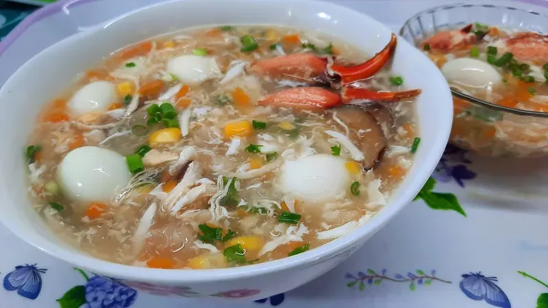 cách nấu súp cua 7