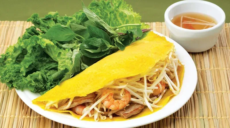 cách pha bột bánh xèo 1