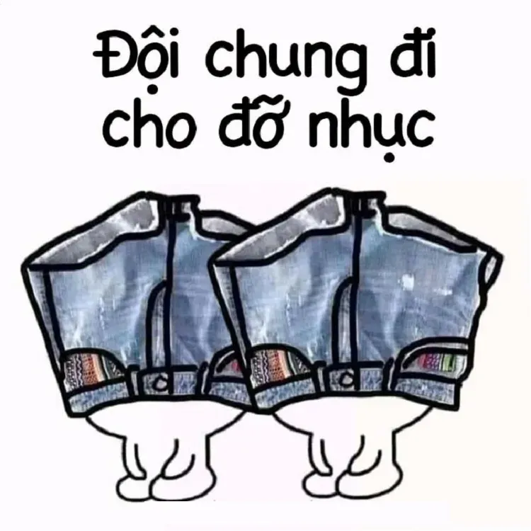 meme đội quần 24