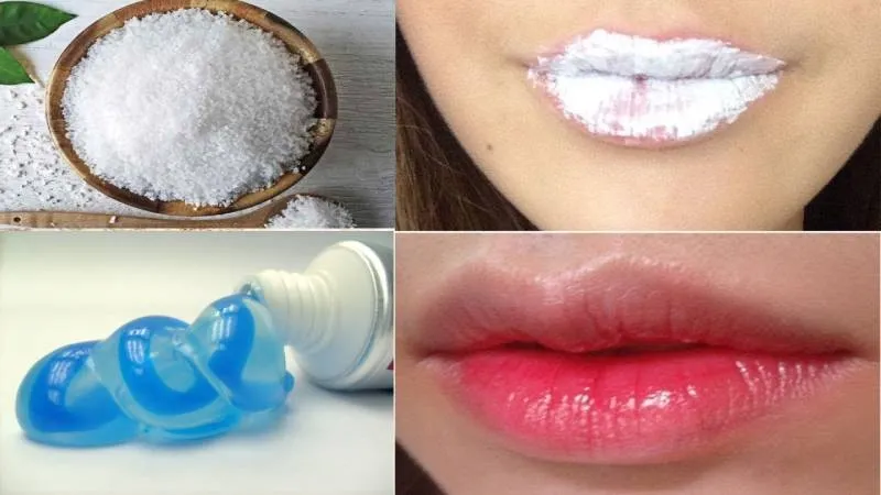 tác hại khi bôi kem đánh răng lên môi 1