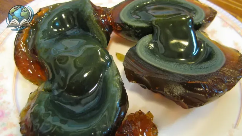 Cách ăn trứng bắc thảo 2