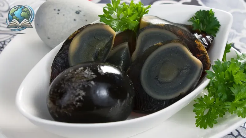 Cách ăn trứng bắc thảo 4