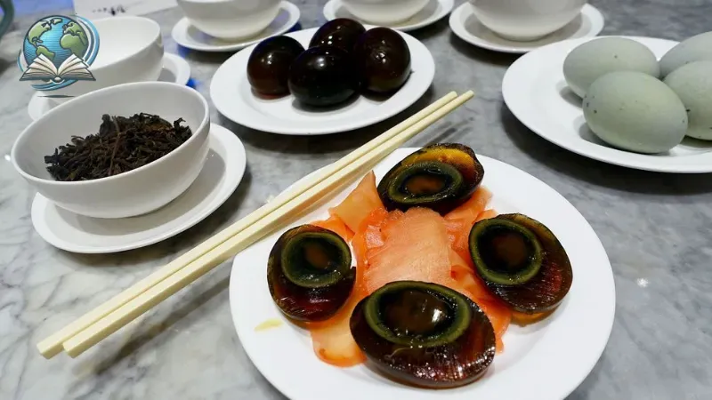 Cách ăn trứng bắc thảo 6