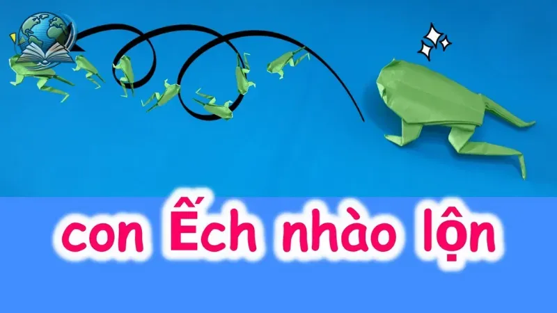 cách gấp ếch 5