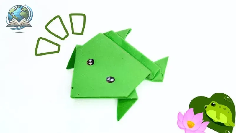 cách gấp ếch 7