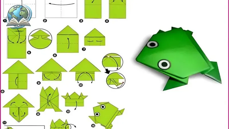 cách gấp ếch 8