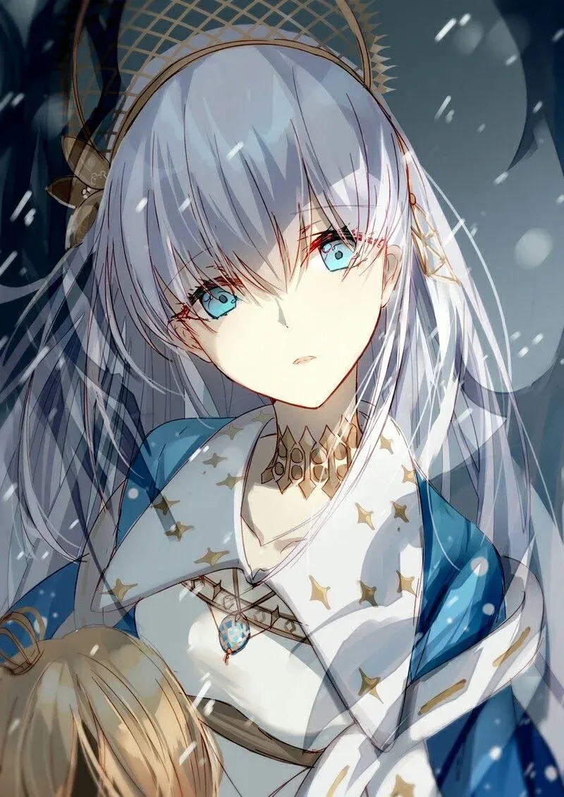 Ảnh anime nữ tóc ngắn đeo kính thể hiện phong cách hiện đại