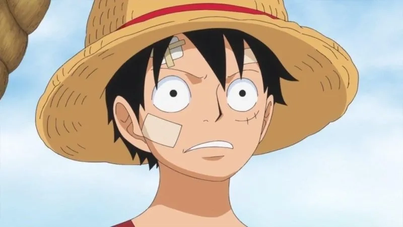 Hình nền Luffy cute với những nét vẽ dễ thương của nhân vật
