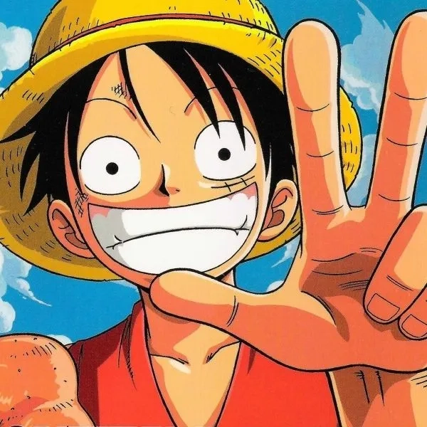 Ảnh nền Luffy cute mang lại không gian dễ thương cho máy tính