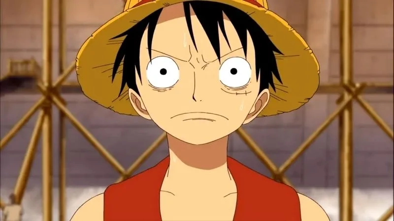 Hình nền One Piece Luffy ngầu thể hiện sức mạnh và quyết tâm