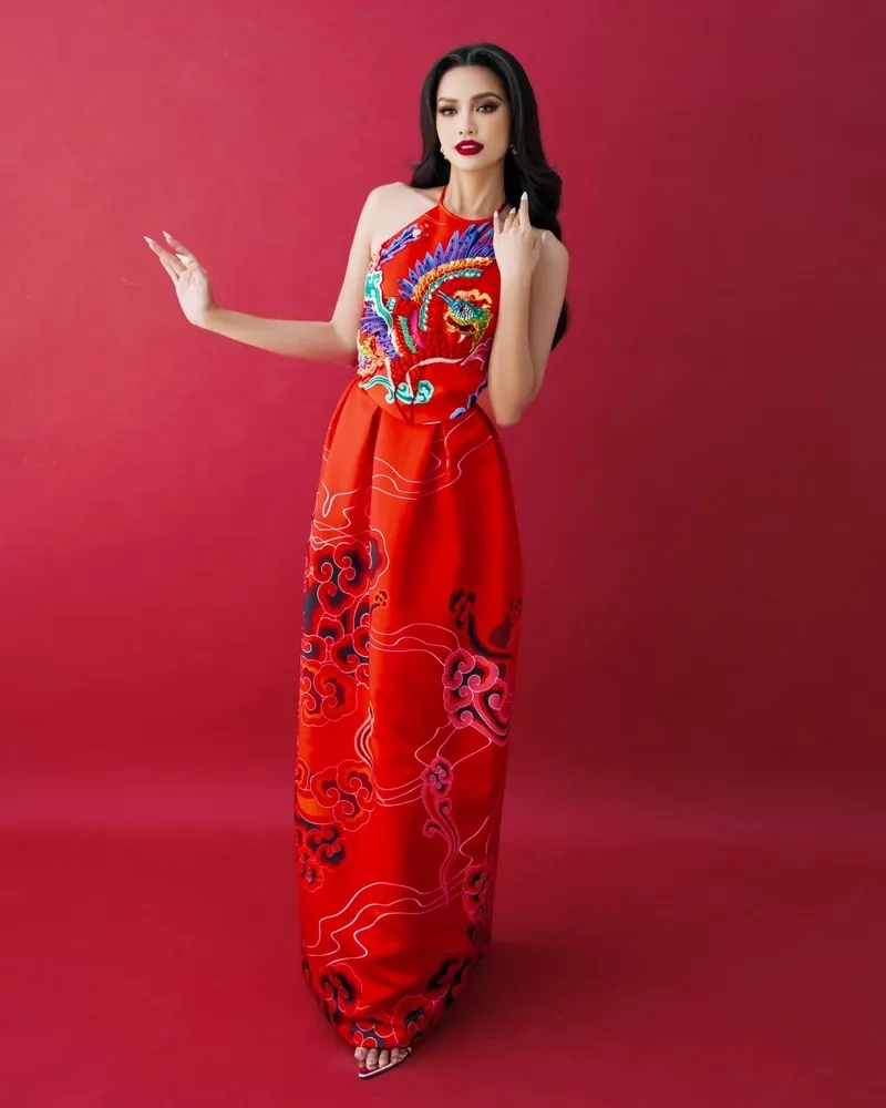 Nguyễn Thị Ngọc Châu là người đẹp nổi bật trong cuộc thi hoa hậu