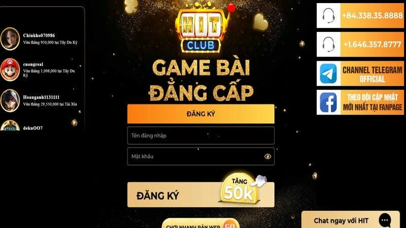 Game bài tại cổng game Hitclub với giao diện thân thiện, dễ chơi.