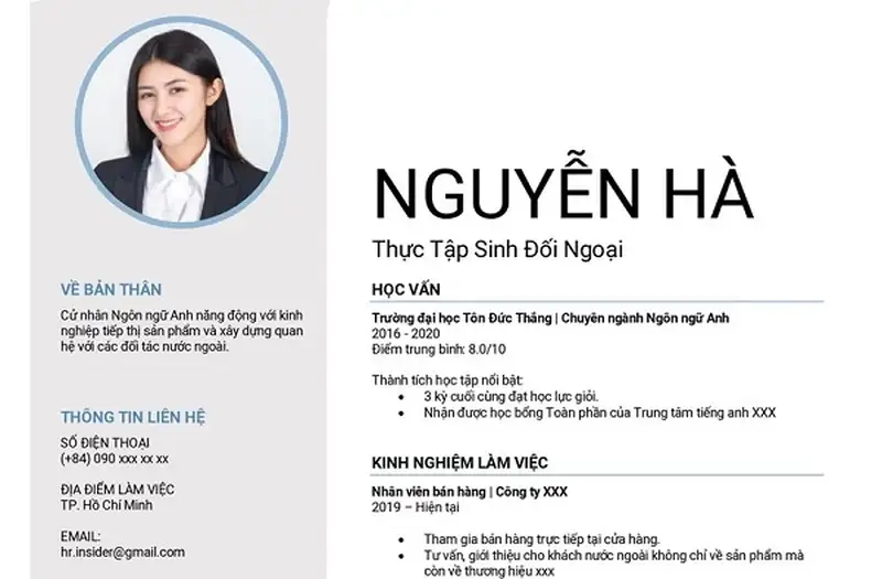 Lỗi thường gặp khi làm CV xin việc