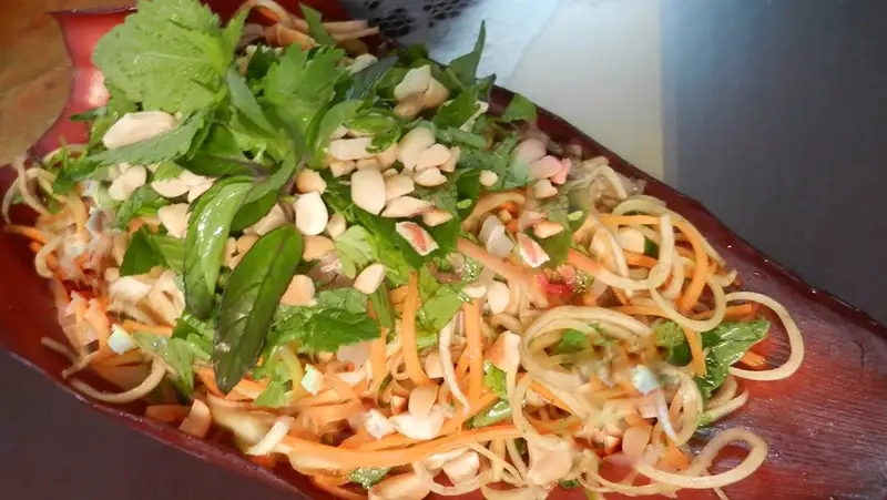 Nguyên liệu cần chuẩn bị để làm nộm hoa chuối