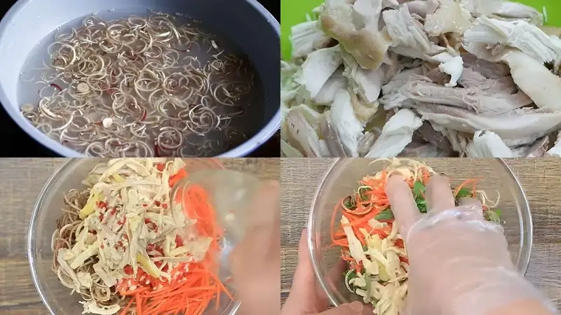 Công thức trộn nộm hoa chuối thơm ngon tại nhà