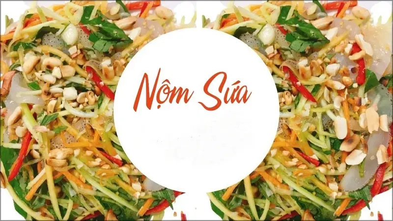 Nguyên liệu cần chuẩn bị để làm nộm sứa