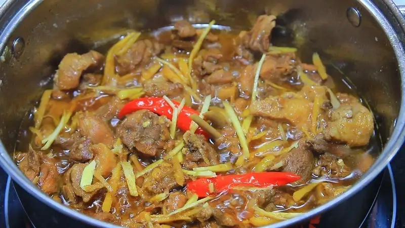 Các bước thực hiện cách làm vịt kho gừng