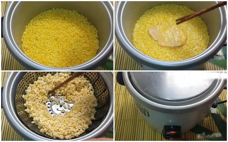 Hướng dẫn chi tiết các bước làm xôi xéo