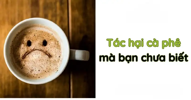 Uống cafe nhiều gây mất ngủ và rối loạn giấc ngủ