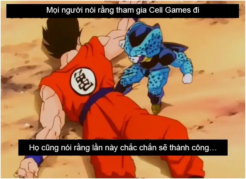 Black Goku Meme mang sắc thái mạnh mẽ