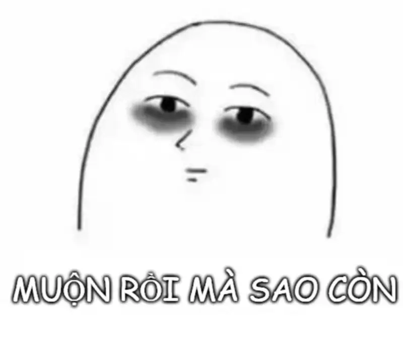 Cười tẹt ga với mất ngủ meme vui nhộn