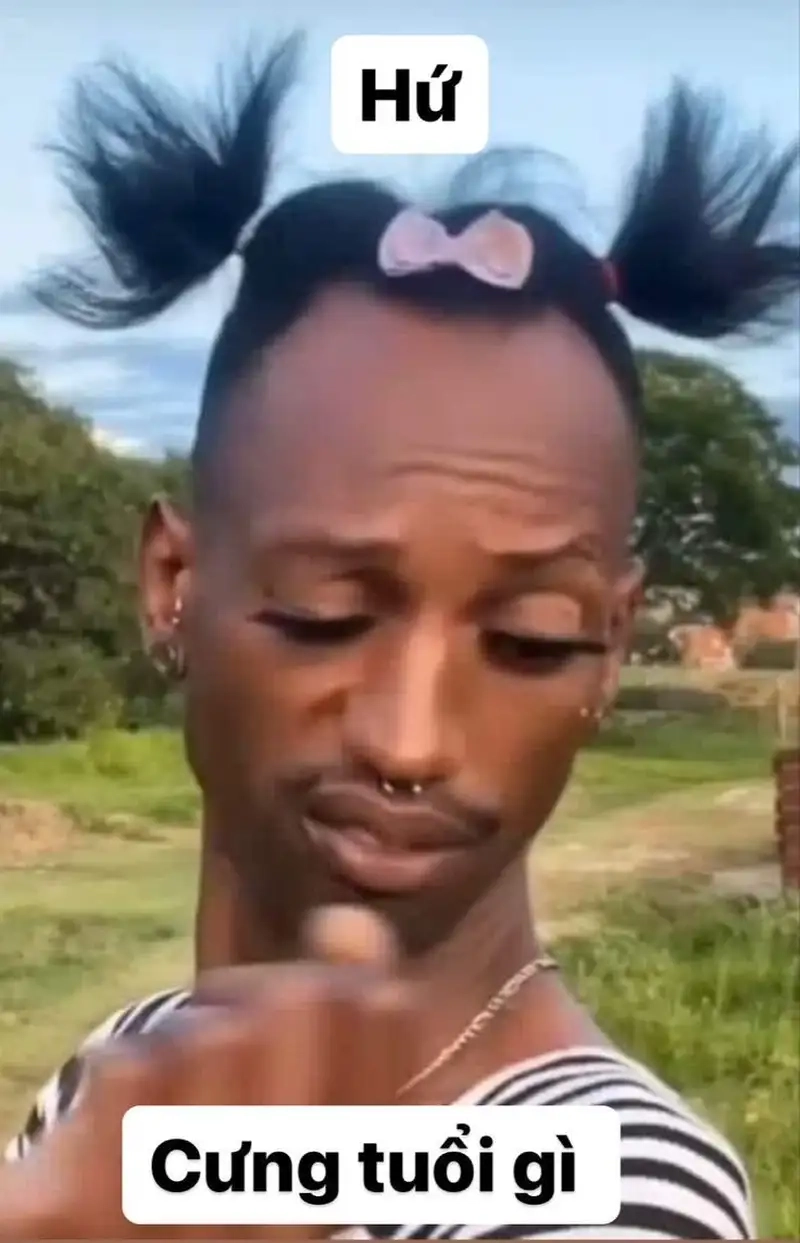 Thêm đáng yêu với ảnh meme vô tri cute