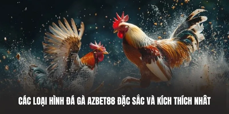 Các loại hình đá gà azbet88 đặc sắc và kích thích nhât
